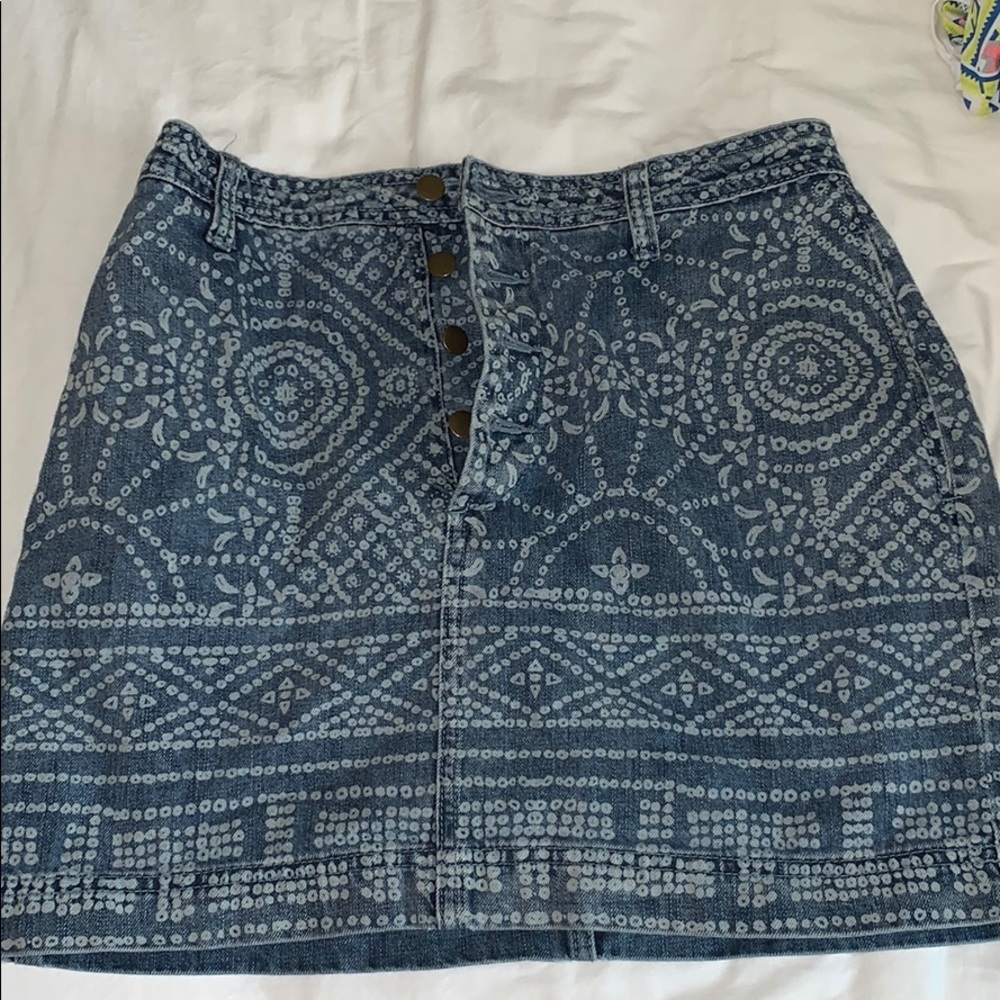 Free People Denim Skirt